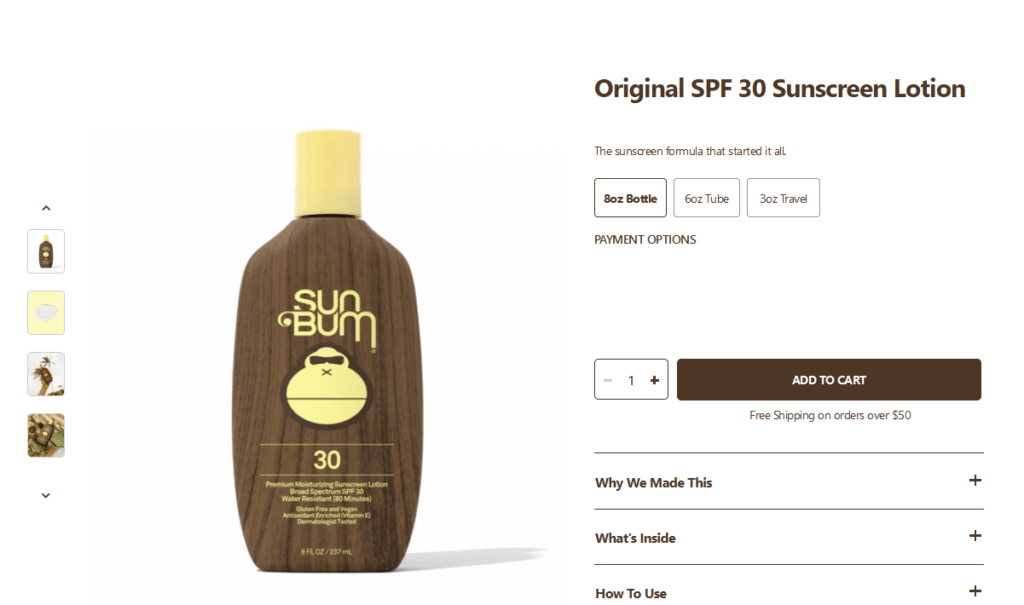 Слънцезащита - Original SPF 30 Sunscreen Lotion